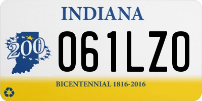 IN license plate 061LZO