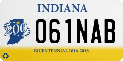 IN license plate 061NAB