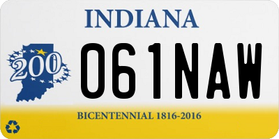 IN license plate 061NAW