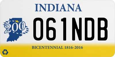 IN license plate 061NDB