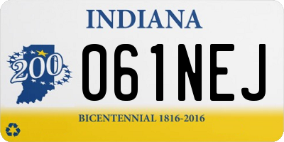 IN license plate 061NEJ