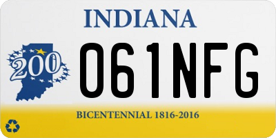 IN license plate 061NFG