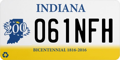 IN license plate 061NFH