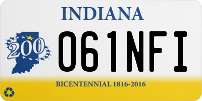 IN license plate 061NFI
