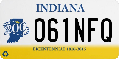 IN license plate 061NFQ