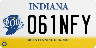 IN license plate 061NFY