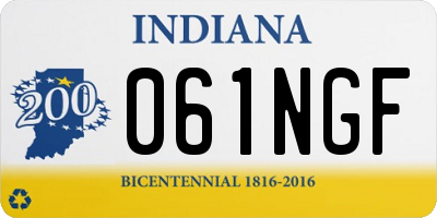 IN license plate 061NGF