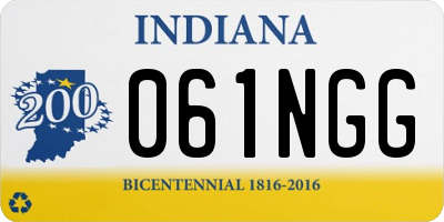 IN license plate 061NGG