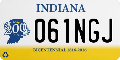 IN license plate 061NGJ
