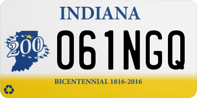 IN license plate 061NGQ