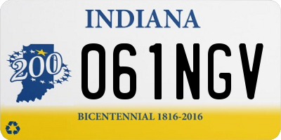 IN license plate 061NGV
