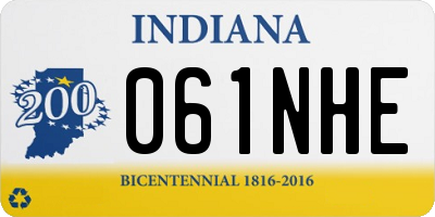 IN license plate 061NHE