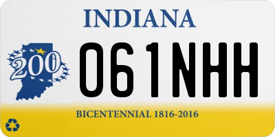IN license plate 061NHH
