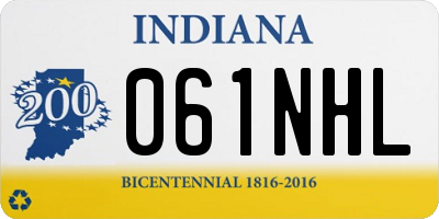 IN license plate 061NHL
