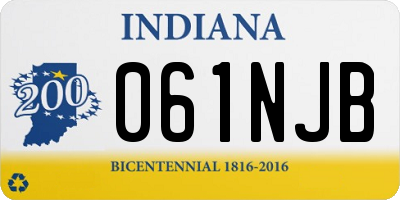 IN license plate 061NJB