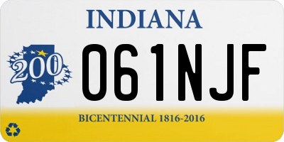 IN license plate 061NJF