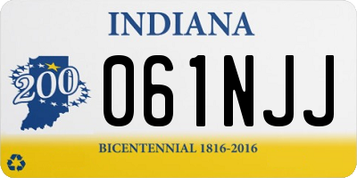 IN license plate 061NJJ