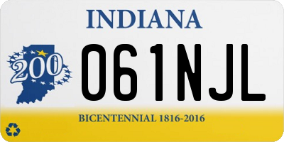 IN license plate 061NJL
