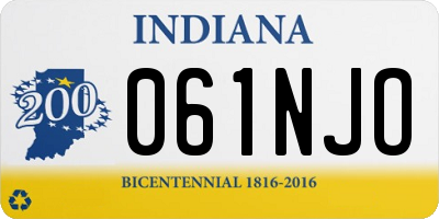 IN license plate 061NJO