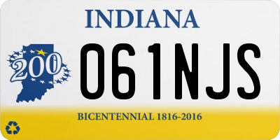 IN license plate 061NJS