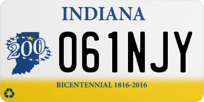 IN license plate 061NJY