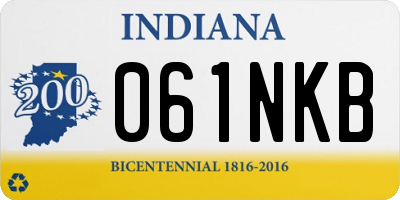 IN license plate 061NKB