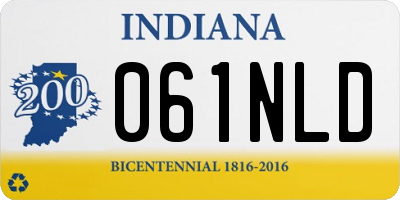 IN license plate 061NLD