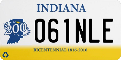 IN license plate 061NLE