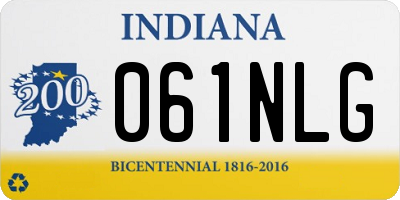 IN license plate 061NLG