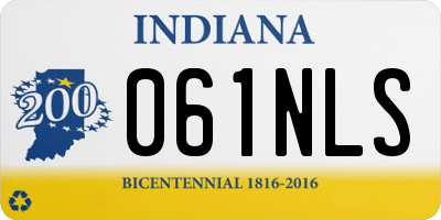 IN license plate 061NLS