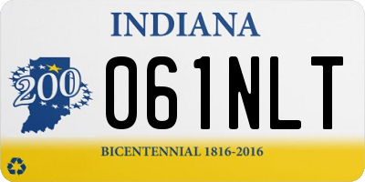 IN license plate 061NLT