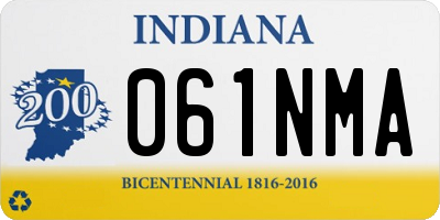 IN license plate 061NMA