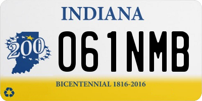 IN license plate 061NMB