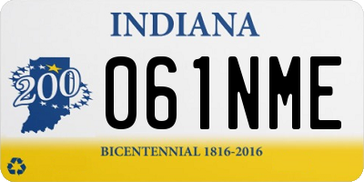 IN license plate 061NME
