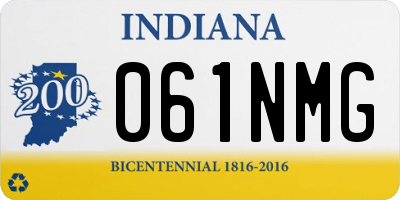 IN license plate 061NMG