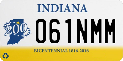IN license plate 061NMM