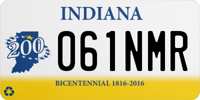 IN license plate 061NMR