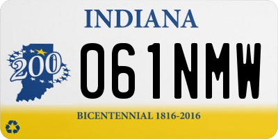 IN license plate 061NMW