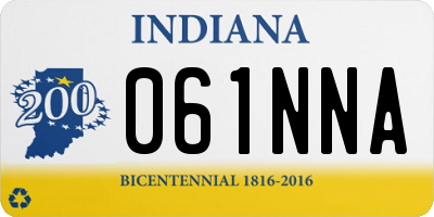 IN license plate 061NNA