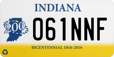 IN license plate 061NNF