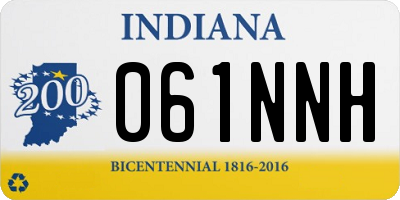 IN license plate 061NNH