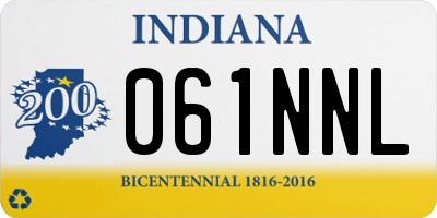 IN license plate 061NNL