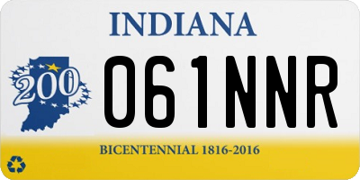 IN license plate 061NNR