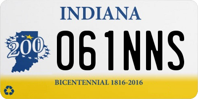 IN license plate 061NNS