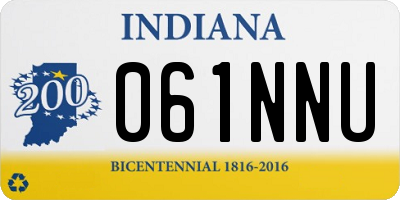 IN license plate 061NNU