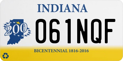 IN license plate 061NQF