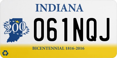 IN license plate 061NQJ