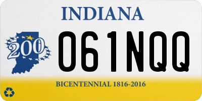 IN license plate 061NQQ