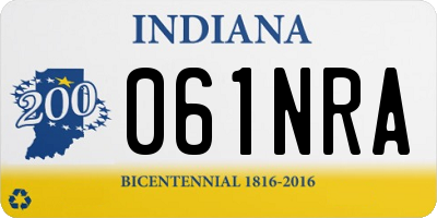 IN license plate 061NRA