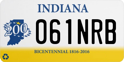 IN license plate 061NRB